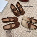 Women's Retro Square Toe Mary Jane Flats