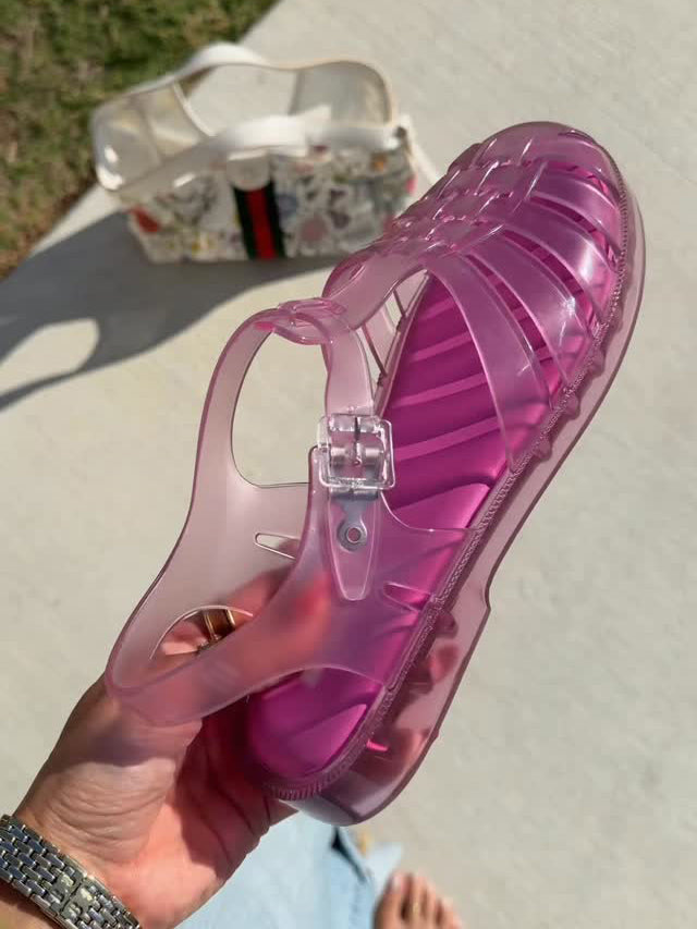 Women's Retro Fisherman Jelly Sandals