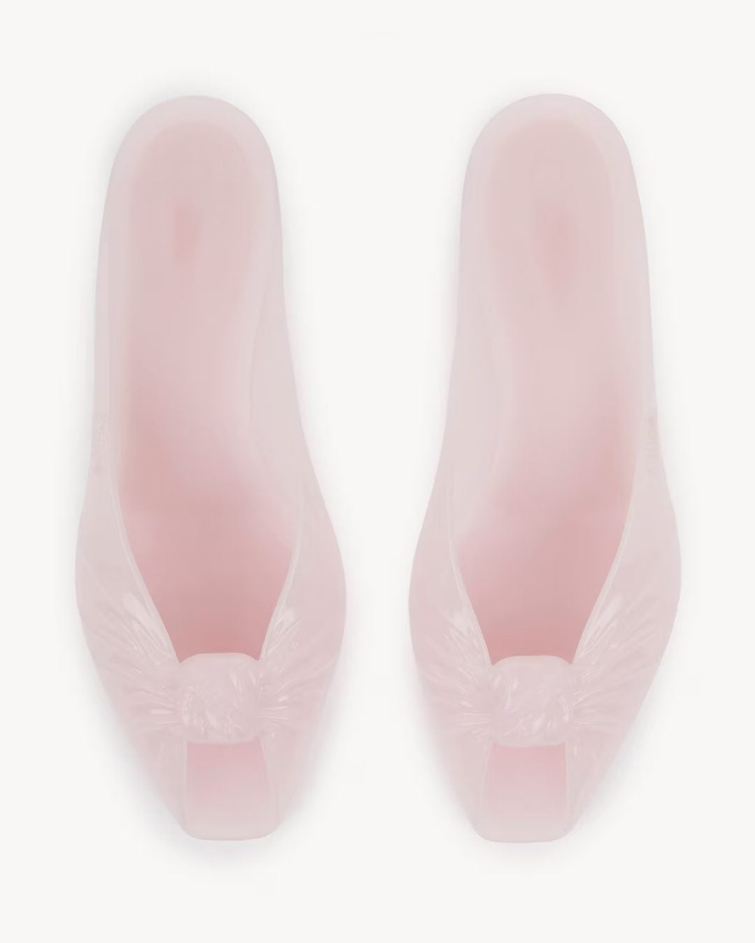 Ladies' Jelly Knot Peep-Toe Kitten Heel Mules