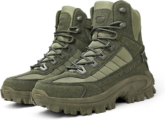 Outdoor High-Top Tactical Boots | Versatile Heavy-Duty Footwear
