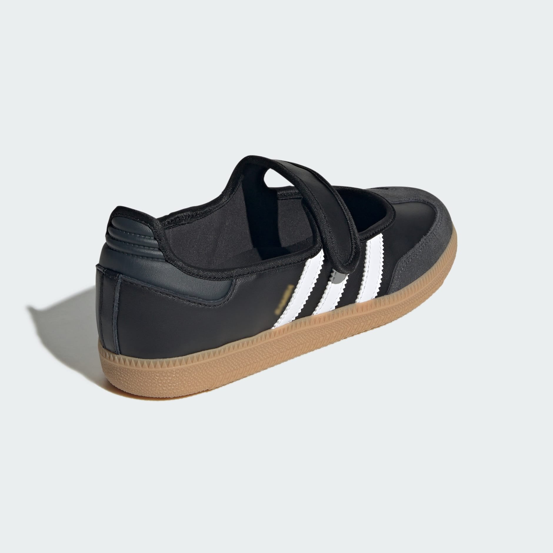 Vintage 3-Stripe Mary Jane Velcro Strap Flat Sneakers