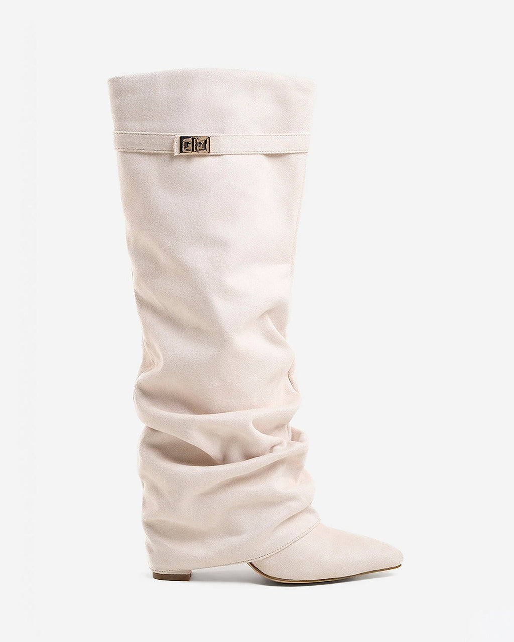 Ladies' Suede Slouchy Over-the-Knee Boots
