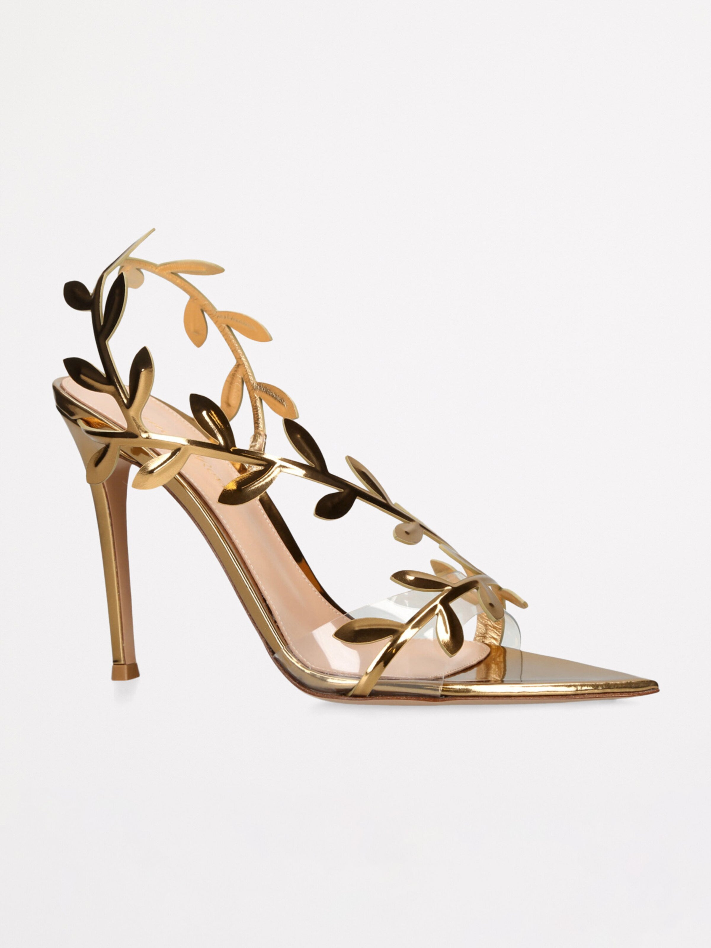Ladies' Botanical Crystal Pointed-Toe Heels