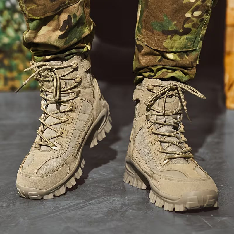 Outdoor High-Top Tactical Boots | Versatile Heavy-Duty Footwear