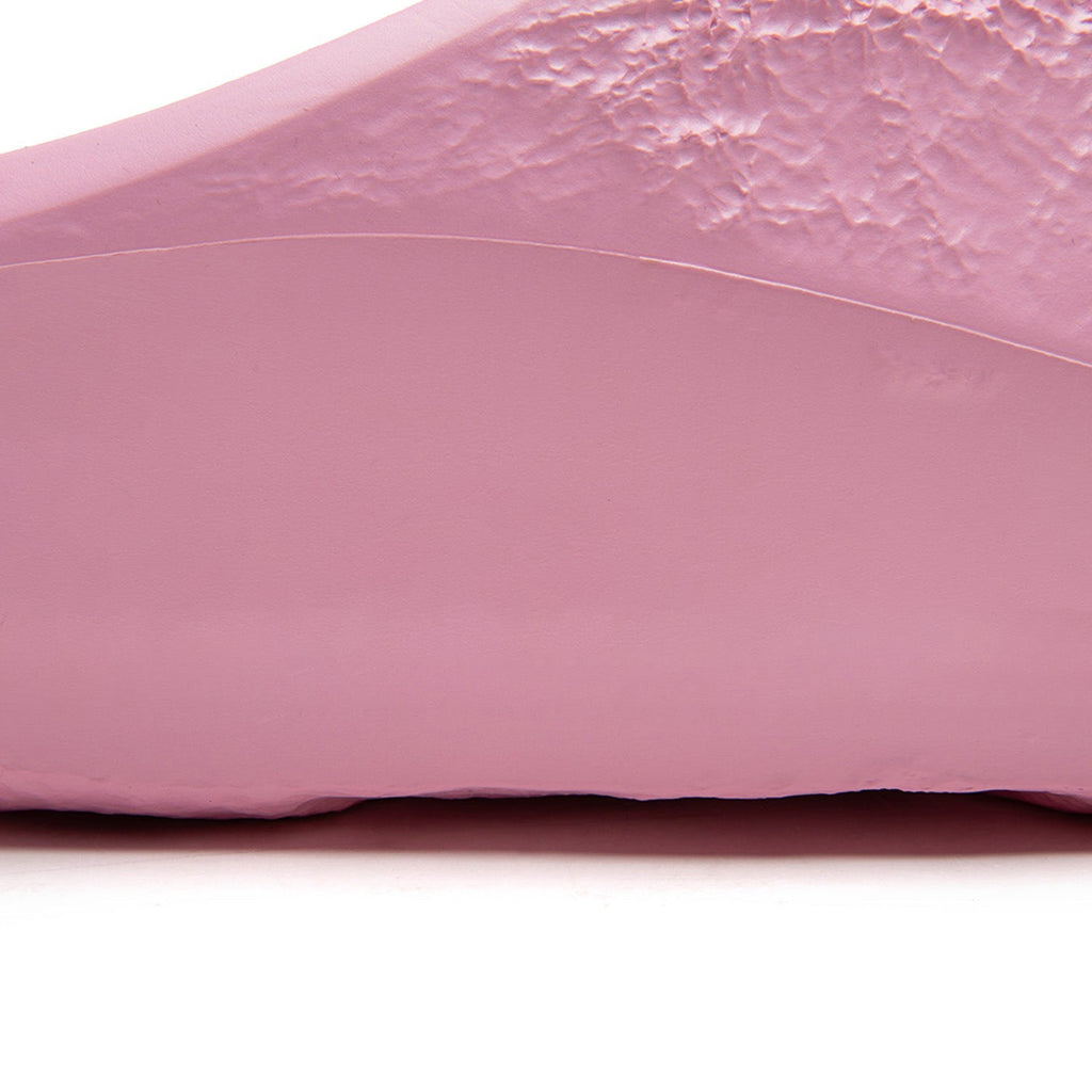 Ladies' Textured Chunky Platform Slide Sandals