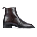 Minimalist Polished Leather Dress Boots
