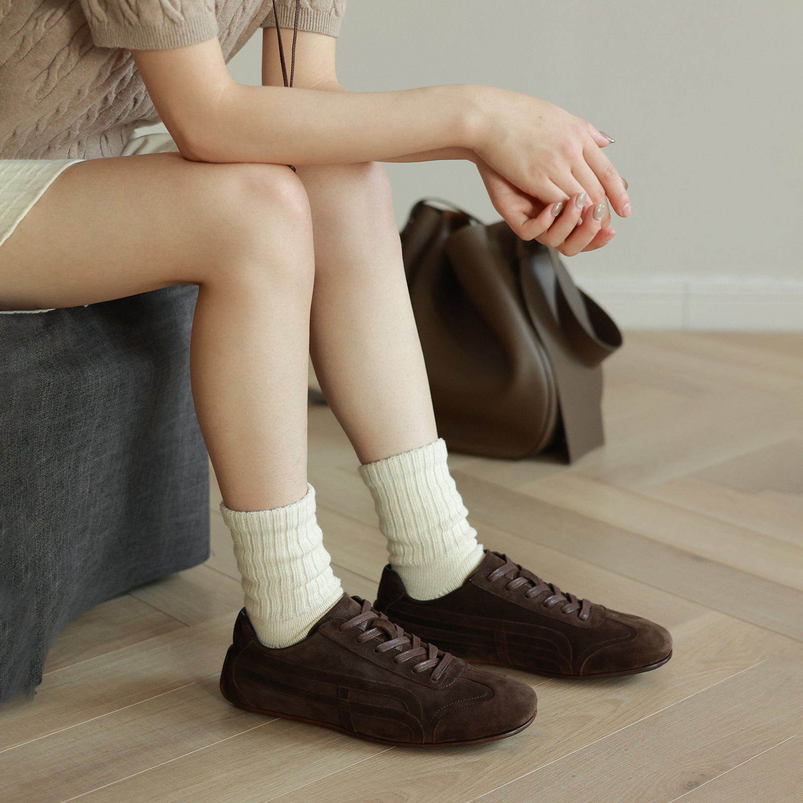 Ladies' Minimalis Low-Top Casual Shoes