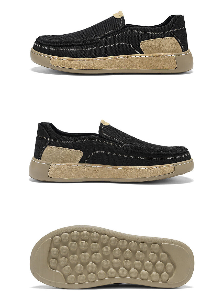 Canvas Slip-On Loafers
