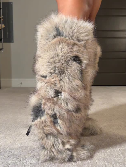 Fab Faux Fur Heels