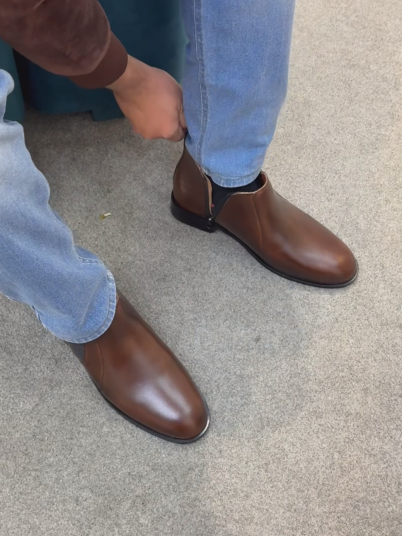 Side-Zip Casual Dress Chelsea Boots