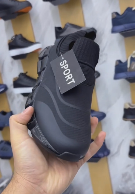 Sock-Fit Air Cushion Slip-On Sneakers
