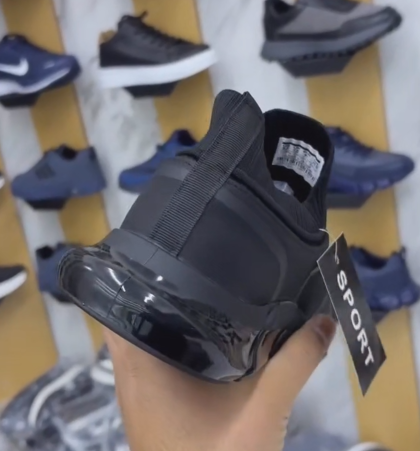 Sock-Fit Air Cushion Slip-On Sneakers
