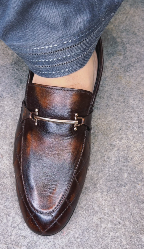 Quilted Leather Horsebit Loafers