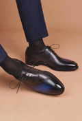 Red Sole Contrast Formal Dress Shoes