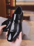 Waterproof Glossy Slip-On Dress Shoes