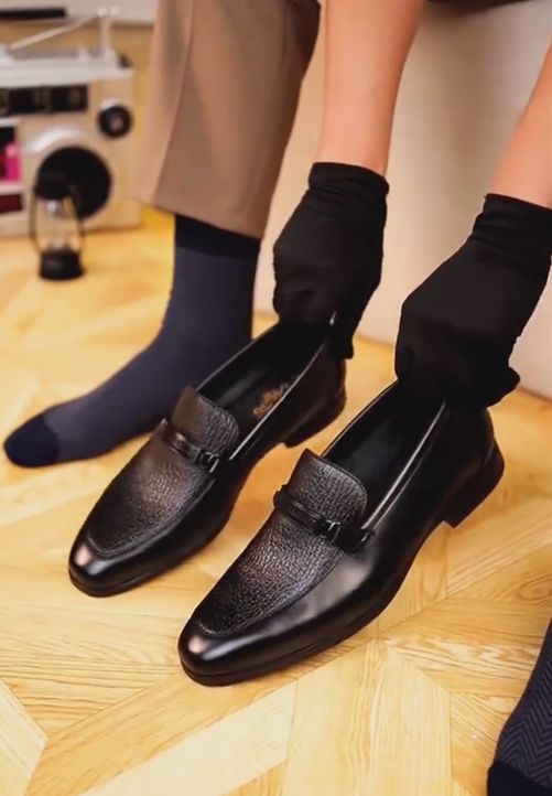 Low-Profile Heel Dress Loafers