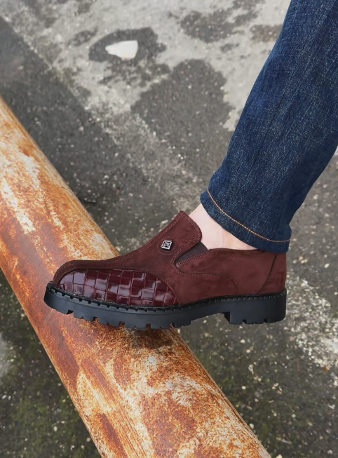 Lug-Sole Slip-On Hybrid Dress Shoes