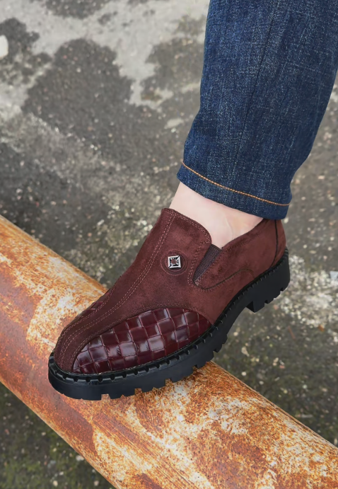 Lug-Sole Slip-On Hybrid Dress Shoes