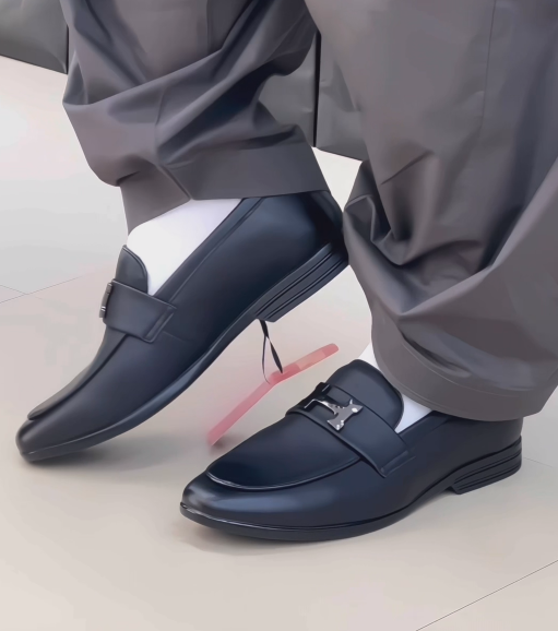 Polished Slip-On Dress Shoes