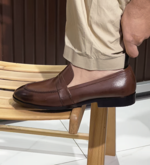 Polished Slip-On Dress Shoes