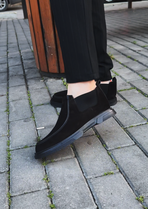 Slip-On Casual Ankle Boots