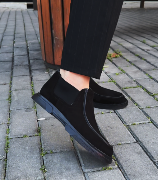 Slip-On Casual Ankle Boots
