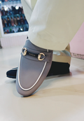 Men's Metal Buckle Loafers
