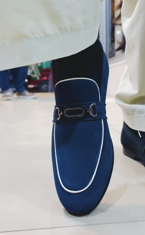 Men's Metal Buckle Loafers