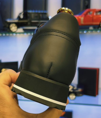 Men's Leather Platform Sneakers