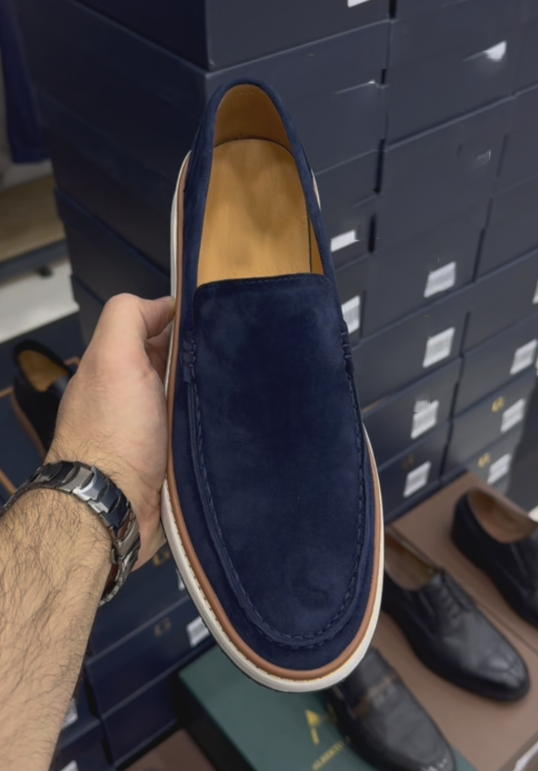 Men's Contrast Trim Casual Shoes