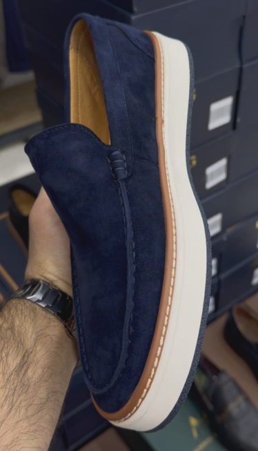 Men's Contrast Trim Casual Shoes