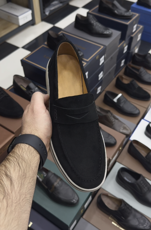 Men's Casual Contrast Sole Slip-On Shoes
