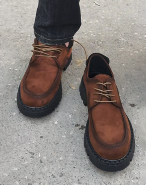 Men's Chunky Casual Lace-Up Shoes
