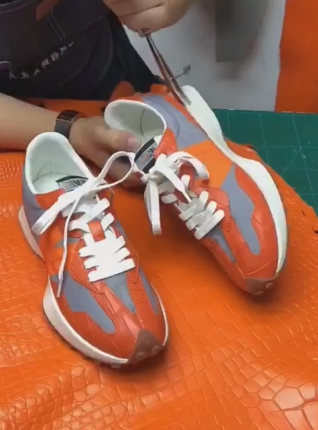 Men's Retro Leather Sneakers