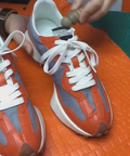 Men's Retro Leather Sneakers