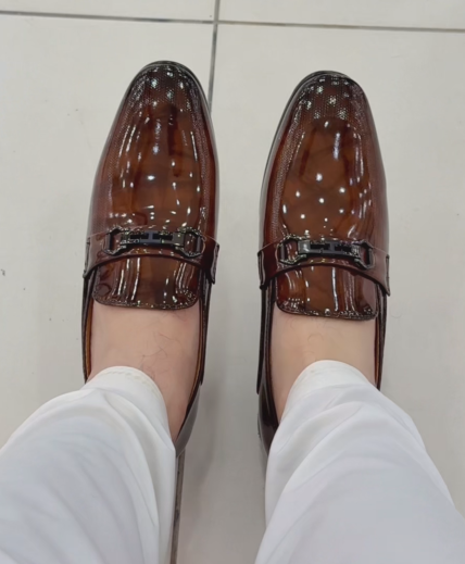 Men's Glossy Formal Dress Shoes