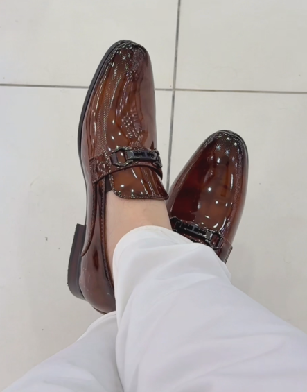 Men's Glossy Formal Dress Shoes