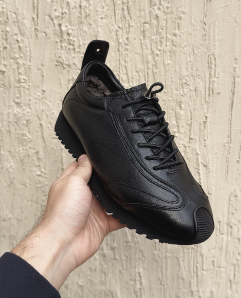 Men's Retro Leather Sneakers