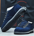 Men's Navy Suede Mountain Boots