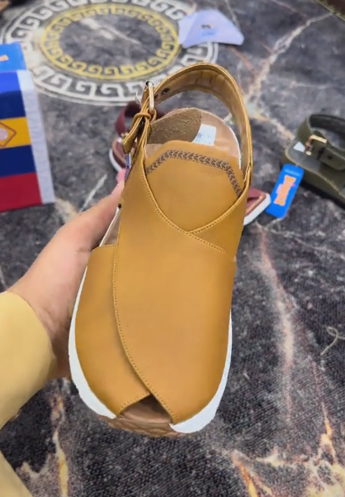 Men's Leather Sport-Style Sandals