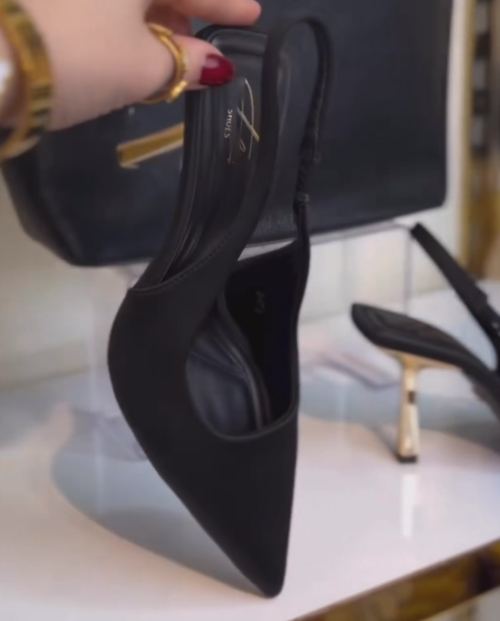 Ladies’ Minimalist Slingback High-Heel Pumps