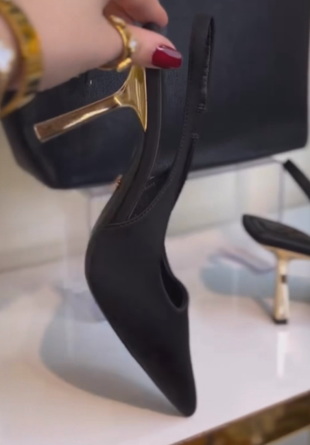 Ladies’ Minimalist Slingback High-Heel Pumps