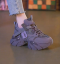 Ladies’ Rhinestone-Embellished Chunky Sneakers