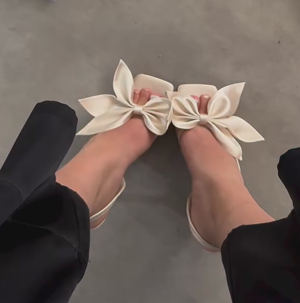 Ladies' Satin Bridal Slingback Sandals