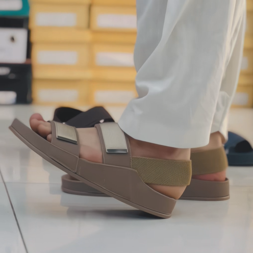 Men's Cushioned Non-Slip Casual Summer Slides