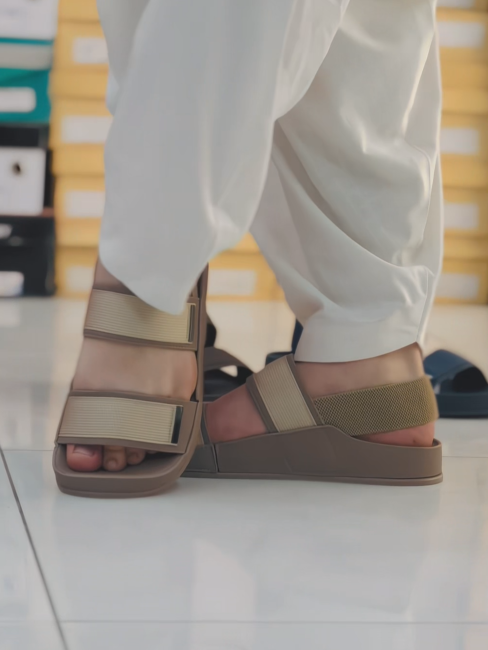 Men's Cushioned Non-Slip Casual Summer Slides