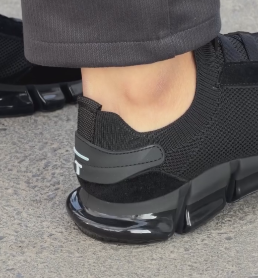 Men's Knit Mesh Slip-On Chunky Sole Sneakers