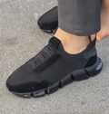 Men's Knit Mesh Slip-On Chunky Sole Sneakers