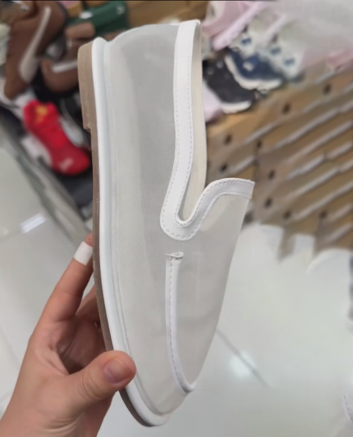 Ladies Mesh Breathable Slip-On Loafers