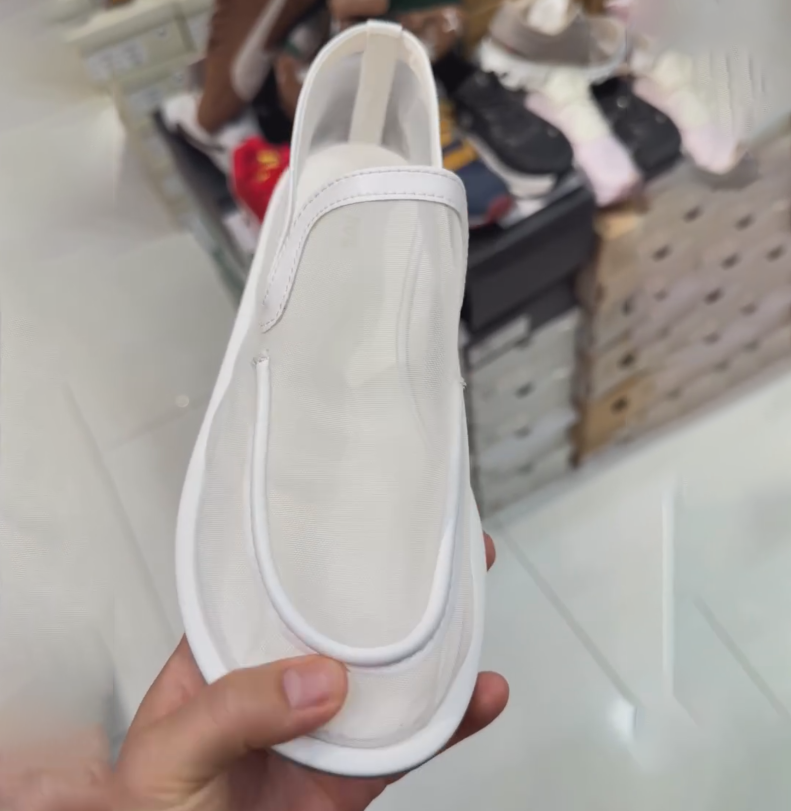 Ladies Mesh Breathable Slip-On Loafers